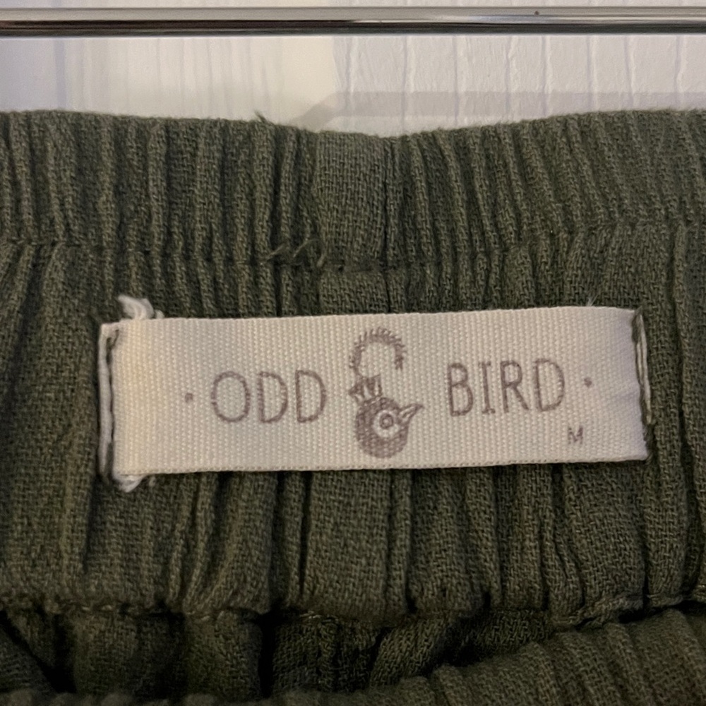 Oddbird Turkish Cotton Green Lounge Pants - Picture 3 of 4